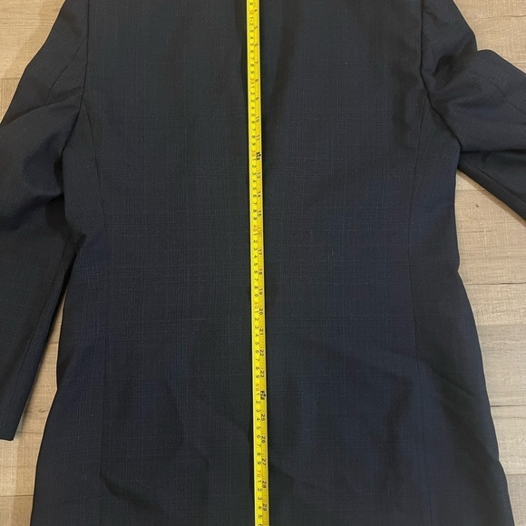 Vintage Burberrys 41 Blue  Blazer Jacket Sport Coat - Picture 14 of 16